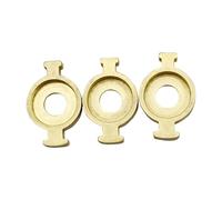 Fenteer 3 Piezas Placa de Resorte para Trompeta Accesorio Musical para Trompeta Placa de Reemplazo Botón Metálico para Reparación Adecuado para Músicos, Yamaha