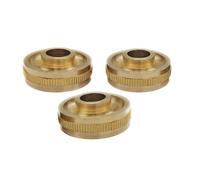 Fenteer 3 Válvulas de Repuesto para Tuba, Estructura Estable, Pistón de Latón Dorado, Mantenimiento Profesional, Cubiertas de Válvulas, Piezas de Reparación, Tapas Superiores