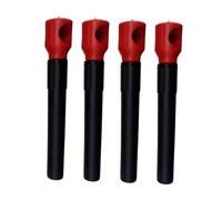 Fenteer 4 Anclajes para Refugio de Pesca en Hielo, Estacas para Tienda de Campaña, Portátiles, Resistentes al Viento, Anclajes para Toldos y Cabañas de