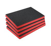 Fenteer 4 Piezas de Insertos de Espuma Revestimiento para Cajones Hojas de Polietileno Inserto para Estuche Y Protector de Herramientas Como Solución de, 60 Cm X 60 Cm X 3.8
