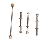Fenteer 4 Piezas Varillas de Conexión Conjunto de Reparación para Trompeta Kit Universal Accesorios para Instrumentos Metálicos Ensamblaje Ligero Fácil Instal, 3 Piezas