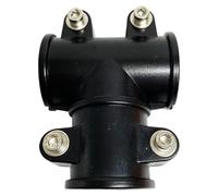 Fenteer Abrazadera en T para Rack de Batería Electrónica, Accesorios de Barra de 38 Mm, Conector de