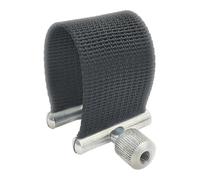 Fenteer Abrazadera para saxofón, abrazadera reutilizable de fácil ajuste, color negro, accesorio para boquilla de saxofón para principiantes, Longitud 7 Cm