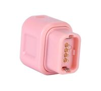 Fenteer Adaptador de 4 Pines a Tipo C para Carga de Sistemas Di2, 12 Velocidades, Rosa