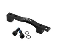 Fenteer Adaptador de Freno de Disco de Bicicleta con Pernos Y Arandelas. Repuesto de Soporte de Conversión de Freno de Disco de Bicicleta para Cuadro de Carre, Negro