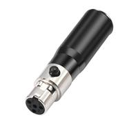 Fenteer Adaptador Mini XLR de 4 Pines (hembra a Macho) para Transmisiones de Fiestas de DJ.