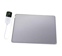 Fenteer Almohadilla térmica para Mascotas, Almohadilla térmica para Perros y Gatos, eléctrica portátil, práctica y Profesional, con Temperatura, 8 Niveles Ajustables, 40cmx60cm