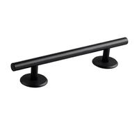 Fenteer Barandillas Redondas para fingerboards, Mini monopatín, Accesorio versátil y Creativo para el Movimiento con Las yemas de los Dedos, barandilla de, Negro 20 Cm