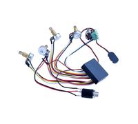 Fenteer Bass Preamp Circuit Circuito Eléctrico de Preamplificador para Bajo Control Doble de Potenciómetro Y EQ Activo-pasivo Accesorio para Reemplazo de Pick, 2 Bandas