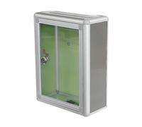 Fenteer Buzón de Sugerencias de Montaje en Pared, Buzón de Recolección, Buzón de de Aleación de Aluminio Transparente, para Votación, Ideal para O, puerto