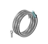 Fenteer Cable de desatascador de desagües, herramienta para desatascar fregaderos, removedor de obstrucciones de plomería, cable de barrena de desagüe para, Longitud 3m