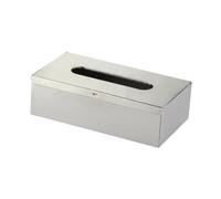 Fenteer Caja de pañuelos con servilletero, Creativa Caja para Toallas de Papel, Soporte para Papel de para Mesa, Restaurante, decoración de Mesa de café, Plata