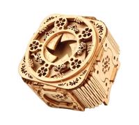 Fenteer Caja de Rompecabezas de Madera 3D, Caja Mecánica, Almacenamiento de Recuerdos para Adultos, Mujeres Y Hombres