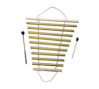Fenteer Carrillón de viento de una, instrumento de percusión musical de 9 notas para gestión del aula del profesor de, Oro