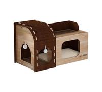 Fenteer Casa Cueva para Gatos, Nido para Todas Las Estaciones, Doble Capa, Multiusos, para Varios Gatos, Protector de Muebles