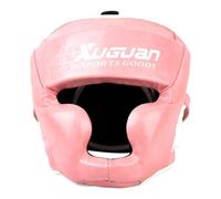 Fenteer Casco de Boxeo PU para Entrenamiento con Protección Facial Y Ventilación para MMA, Rosa, M