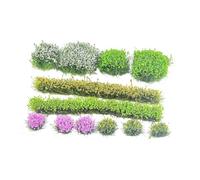 Fenteer Césped Artificial en Miniatura para modelar, Crear Grupos de vegetación para Arquitectura, construcción, paisajes ferroviarios, Style D