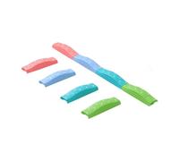 Fenteer Circuito de Equilibrio con Diferentes Obstáculos, Bloques Antideslizantes para Niños, 4 Piezas Coloridas
