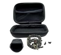 Fenteer Clip de Sujeción para Ligadura, Accesorio para Instrumentos Musicales, Portátil, Compacto, Resistente, Fácil de Instalar, Abrazadera Profesional para, Saxo Tenor Negro