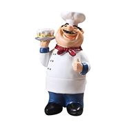 Fenteer Cocinero Chef Figura de Escritorio - pastel
