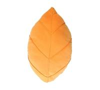 Fenteer Cojín Decorativo con diseño de Hojas, Almohada 3D cómoda y estética para decoración del hogar, Ideal para Sala de Estar, habitación Infantil, Orange L