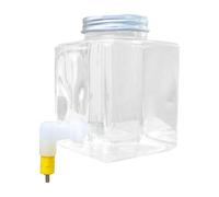 Fenteer Comedero para pájaros Loro, dispensador de Agua para pájaros, práctico Bebedero para Loros, Botella para Beber para pinzones, guacamayos, pájaros
