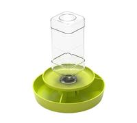 Fenteer Comedero para Reptiles Cuenco para Alimentos Y Dispensador de Agua Plato para Tortugas de Plástico PP Resistente con Diseño Antideslizante Adecuado P, Green L