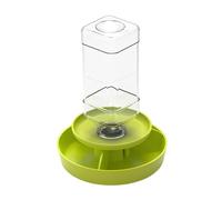 Fenteer Comedero para Reptiles Cuenco para Alimentos Y Dispensador de Agua Plato para Tortugas de Plástico PP Resistente con Diseño Antideslizante Adecuado P, Green S