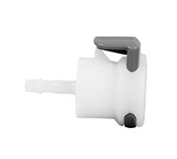 Fenteer Conector Femenino Acoplamiento Rápido para Tubo Accesorio para Cama Adaptador de Tubo Función de Válvula Integrada Material Duradero Pom Adecuado Par, 3.2 Mm