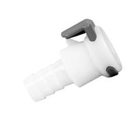 Fenteer Conector Femenino Acoplamiento Rápido para Tubo Accesorio para Cama Adaptador de Tubo Función de Válvula Integrada Material Duradero Pom Adecuado Par, 9.5 Mm