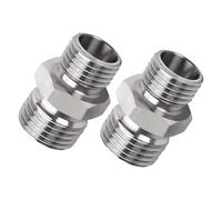 Fenteer Conector para Hidráulica de Miniexcavadora, Reemplazo Directo, Color Plata.