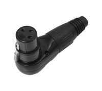 Fenteer Conector XLR de, Adaptador XLR, Extensor de Micrófono XLR de para Bricolaje, Adaptador de Cable de Audio, Conector de Audio para Mez emenino