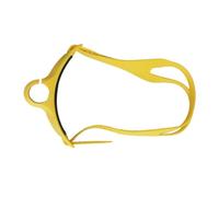 Fenteer Correa para la Cabeza para Snorkel, Equipo de natación, Tubo de respiración, Correa Fija para la Cabeza para Buceo, Hebilla Ajustable, Amarillo