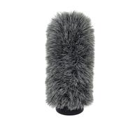 Fenteer Cubierta de micrófono de parabrisas Furry Mic Mic Windjammer Fliter para de uso al aire libre, 24cm