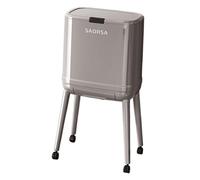 Fenteer Cubo de basura de 16 l, gran capacidad, creativo, para oficina, tocador, cocina, sala de estar y hogar, Gris