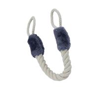 Fenteer Cuerda para Tirar de La Manija de La Puerta, Puerta de para Niños Y Animales, Tope de Bloqueo para Puertas, Protector de Dedos para Mascotas, Azul