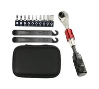 Fenteer de Carraca para Bicicleta, Herramienta de Reparación de Bicicletas, Kit Multiherramienta Profesional Portátil Multifunción para Bicicl, Sin Bomba