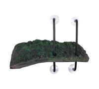 Fenteer de Descanso para Tortugas Muelle para Reptiles trepadores Terraza Flotante de Descanso para salamandras, 20 Cm X 9 Cm X 18 Cm