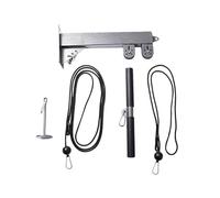 Fenteer de poleas de Montaje en Pared, de poleas para máquina de Cable bajo, Dispositivo de Fitness con Barra de para Jaula de