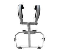 Fenteer de soporte de tambor del portador de tambor de SNARE Altura ajustable Fácil de instalar con el marco de respaldo de la correa para el hombro