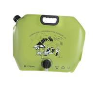 Fenteer Depósito de Agua para Líquidos Bolsa de Hidratación Plegable Bidón de 8L Reutilizable con Espita Dosificadora Adecuado para Caravanas Y Festivales, Verde