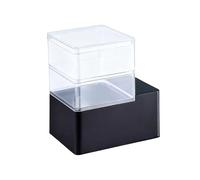 Fenteer Dispensador automático de alimento para Peces, Ideal para acuarios Redondos. Resistente y para Peces de 5 cm a 2 cm de Grosor. Accesorio, 240 Ml