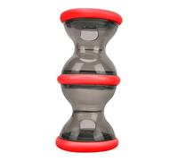 Fenteer Dispensador de Alimentos para Perros Puzzle Toy Pet Bowl Rolling Entertainment Cat and Dog Fug -Food Toy para IQ Estimula Mascotas de alimentación, Rojo