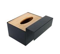 Fenteer Dispensador de Guantes Porta Guantes Utensilios de Cocina versátiles Caja para Guantes Caja para Guardar Guantes Desechables, Madera