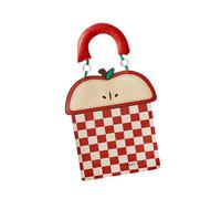 Fenteer dispensador de pañuelos desechables, contenedor portátil de cuero sintético decorativo para colgar en pared, ideal para el hogar, el auto, el, Rojo