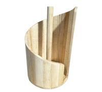 Fenteer Dispensador de toallas de papel de encimera, moderno soporte de madera para pañuelos de papel, ideal para decoración del hogar en comedores de, Madera