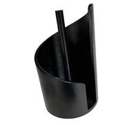 Fenteer Dispensador de toallas de papel de encimera, moderno soporte de madera para pañuelos de papel, ideal para decoración del hogar en comedores de, Negro