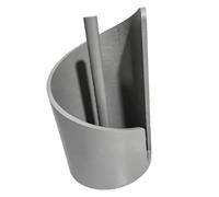 Fenteer Dispensador de toallas de papel de encimera, moderno soporte de madera para pañuelos de papel, ideal para decoración del hogar en comedores de, Gris