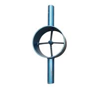 Fenteer Divisor de bambú, separador de tubos de bambú, herramienta manual fácil de usar para romper, ideal para jardineros, aficionados al libre y para, Azul 4 Cortes