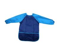 Fenteer El Artista de Smock de Arte de Los Niños Suministra a Las Manchas Resistentes a La Pintura Del Delantal Del Delantal Del Delantal Impermeable para Dib, Azul